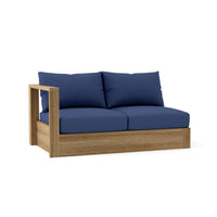 Right End Copacabana Teak Sectional Piece