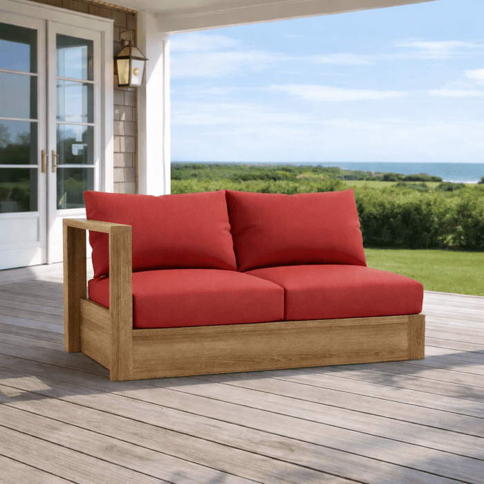 Right End Copacabana Teak Sectional Piece - Teak HQ™