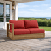 Right End Copacabana Teak Sectional Piece - Teak HQ™