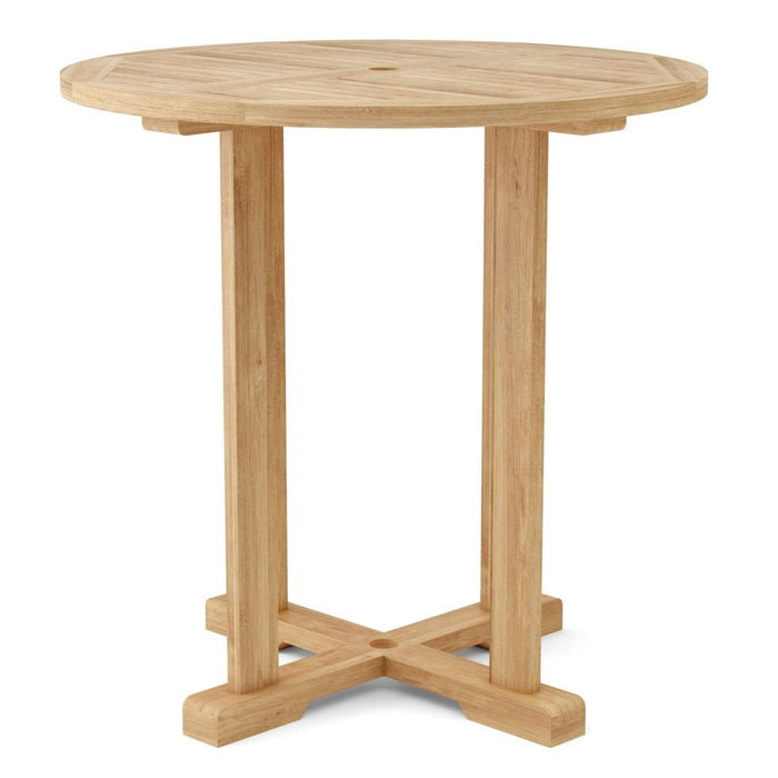 Round Teak Bar Table (39" Diameter) - Bahama - Teak HQ™