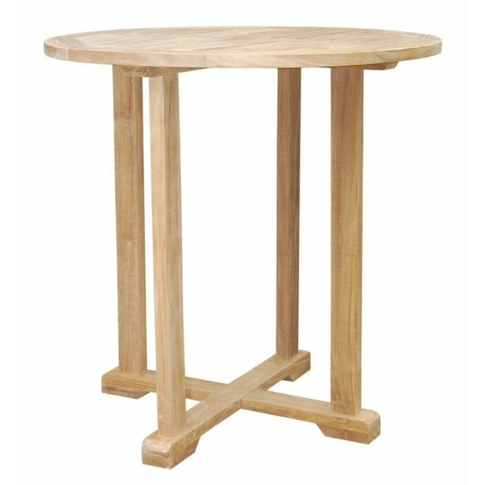 Round Teak Bar Table (39" Diameter) - Bahama - Teak HQ™