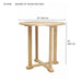 Round Teak Bar Table (39" Diameter) - Bahama - Teak HQ™