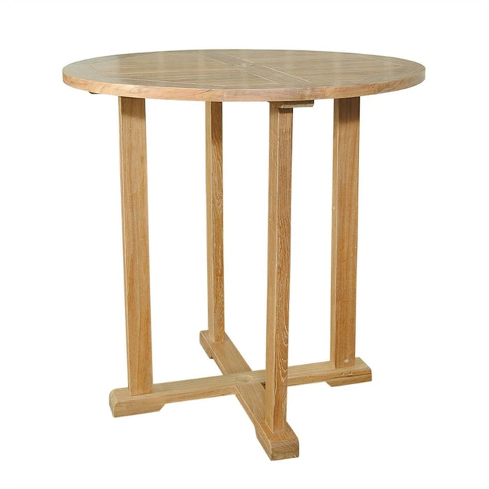 Round Teak Bar Table (39" Diameter) - Bahama - Teak HQ™