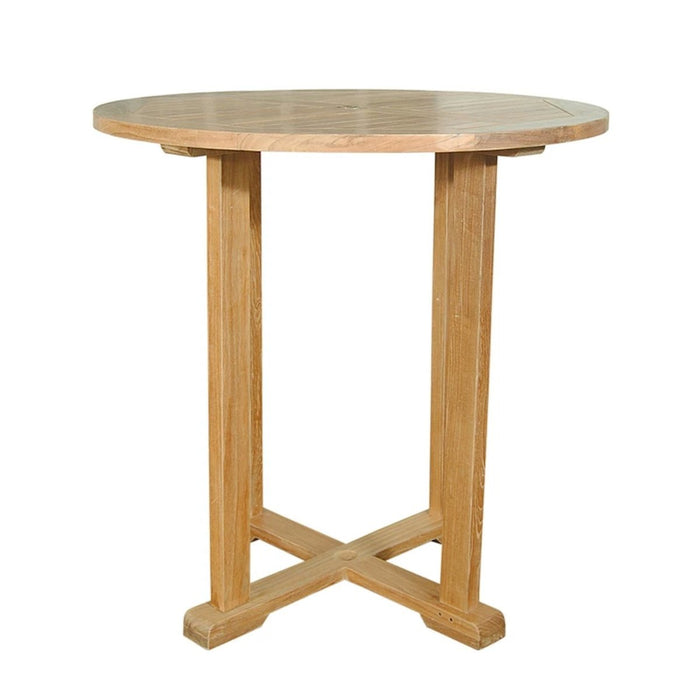 Round Teak Bar Table (39" Diameter) - Bahama - Teak HQ™