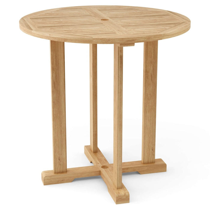 Round Teak Bar Table (39" Diameter) - Bahama - Teak HQ™