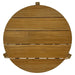 Round Teak Coffee Table With 3 Legs (33" Diameter) - Monarch - Teak HQ™