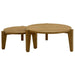 Round Teak Coffee Table With 3 Legs (33" Diameter) - Monarch - Teak HQ™