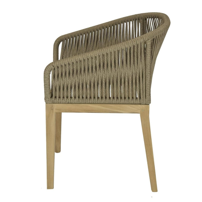 Round Teak Patio Set - Admiral (Table) & Malibu (4 Chairs) - Teak HQ™