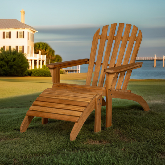 Teak Adirondack Chair Footrest - Royal Teak