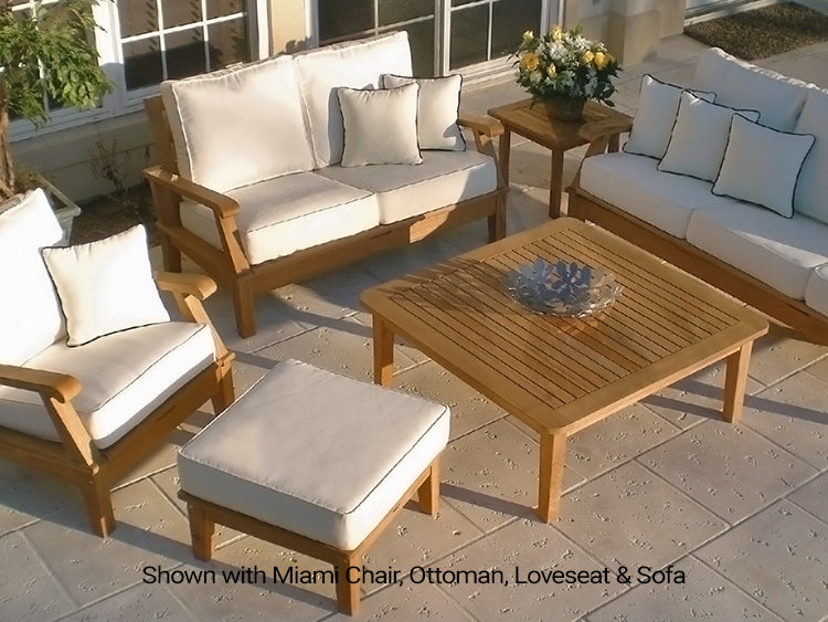 Teak Love Seat - Miami