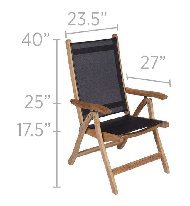 Teak Sling Chair - Florida