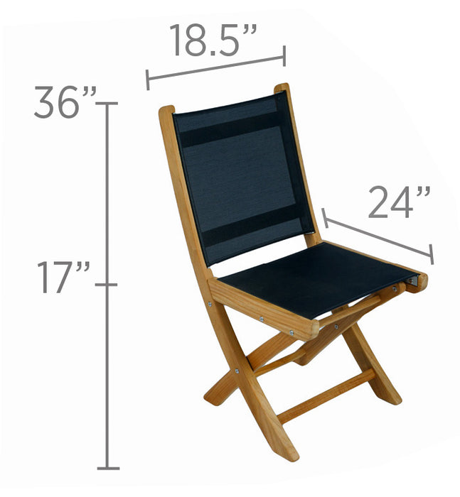 Foldable Teak Chair - Sailmate