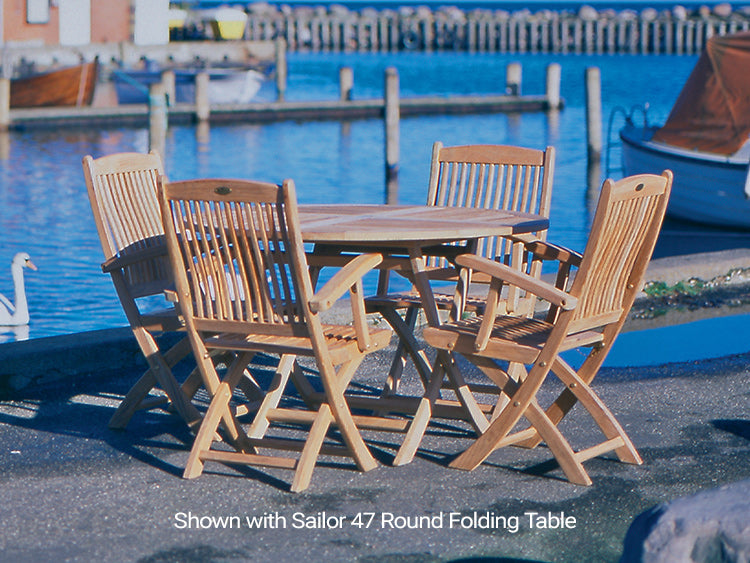 Teak Folding Arm Chair - Sailor