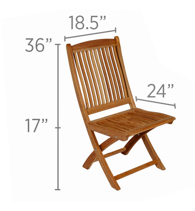 Teak Patio Dining Chair - Sailor