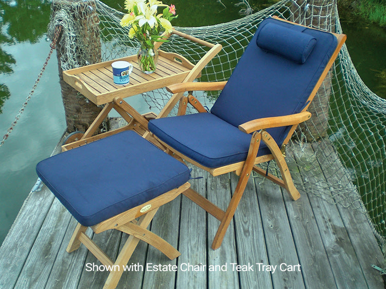 Teak Folding Footrest