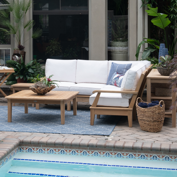 Teak Patio Furniture Sectional (Center Insert Piece) - Miami