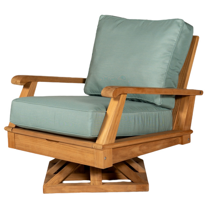 Teak Wood Revolving Chair - Miami