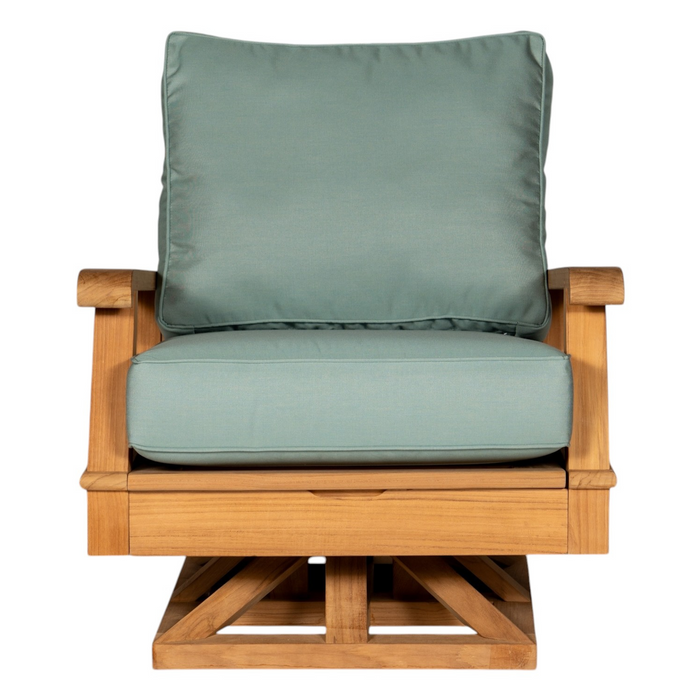 Teak Wood Revolving Chair - Miami