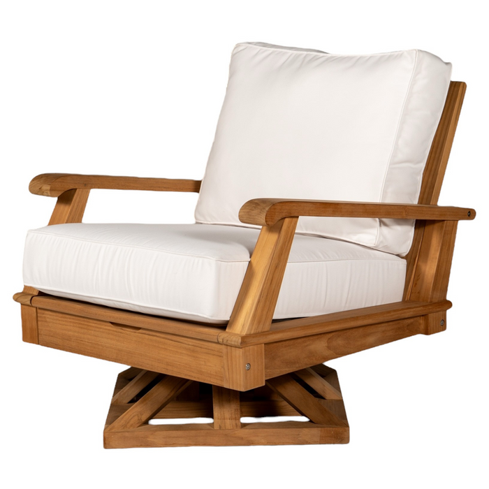 Teak Wood Revolving Chair - Miami