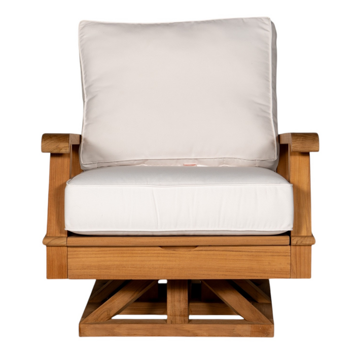 Teak Wood Revolving Chair - Miami