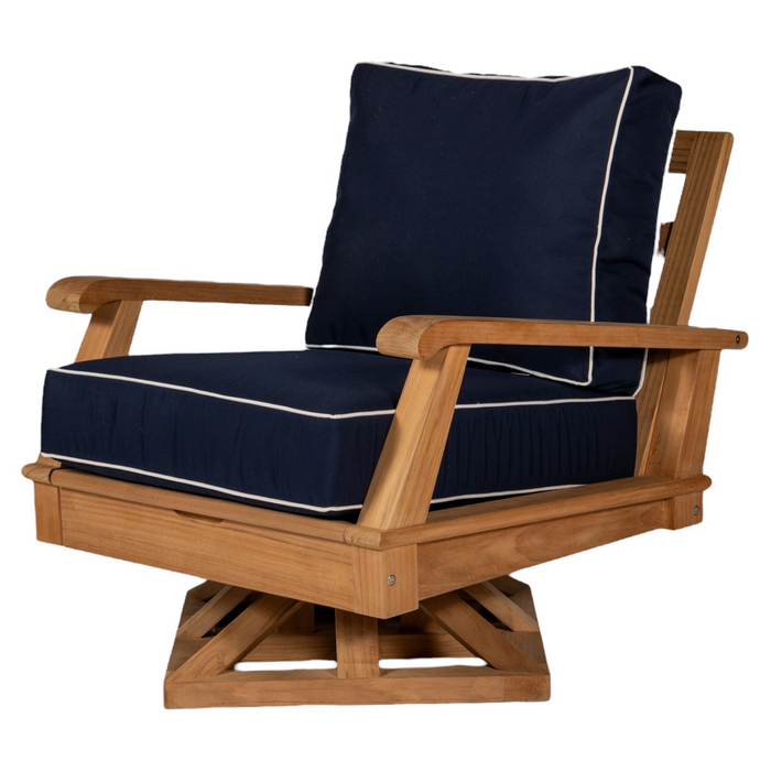Teak Wood Revolving Chair - Miami