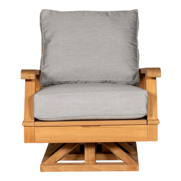 Teak Wood Revolving Chair - Miami