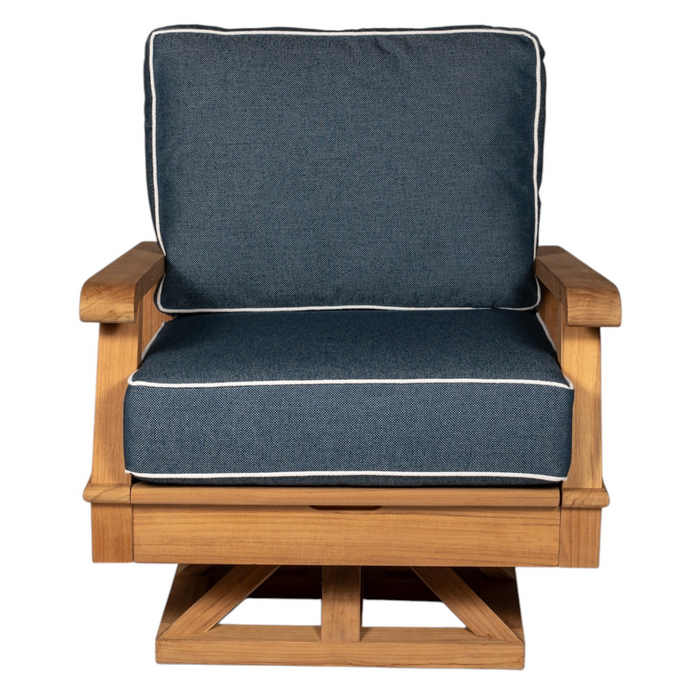 Teak Wood Revolving Chair - Miami