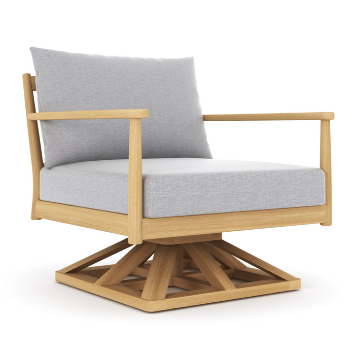 Swivel Teak Wood Chair - Palma