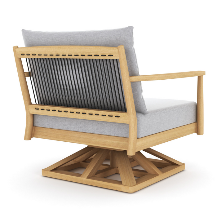 Swivel Teak Wood Chair - Palma