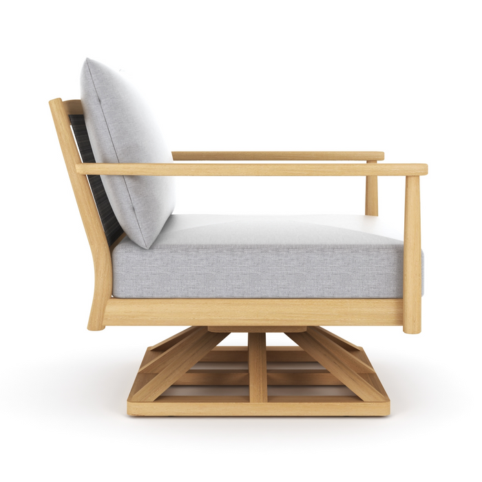 Swivel Teak Wood Chair - Palma