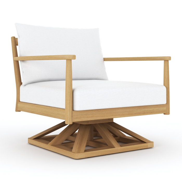 Swivel Teak Wood Chair - Palma