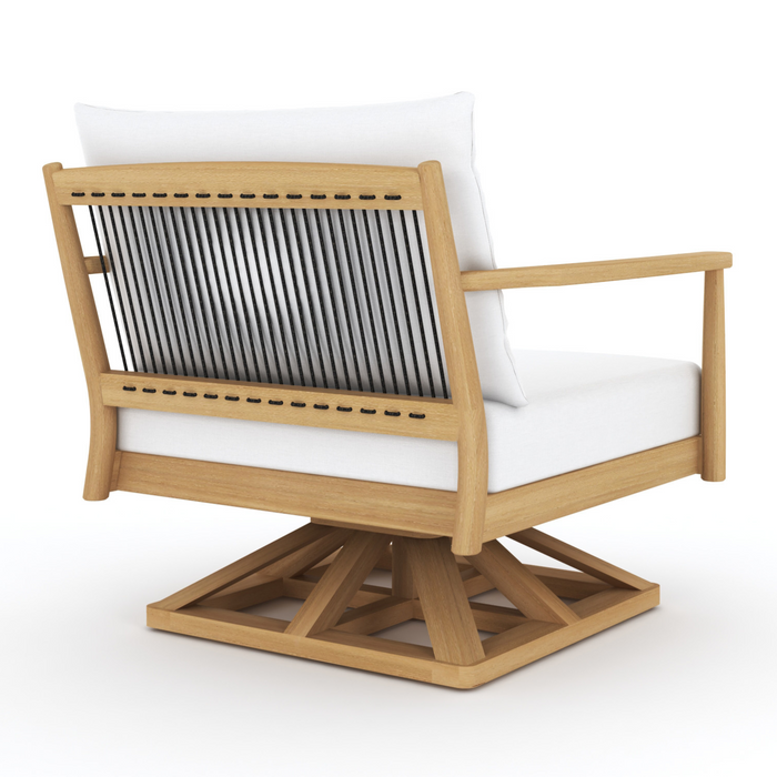 Swivel Teak Wood Chair - Palma