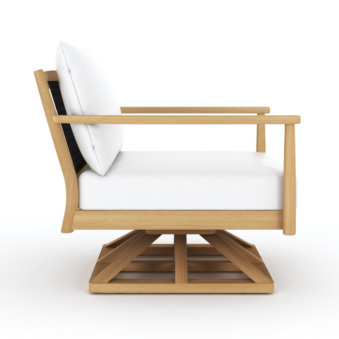 Swivel Teak Wood Chair - Palma