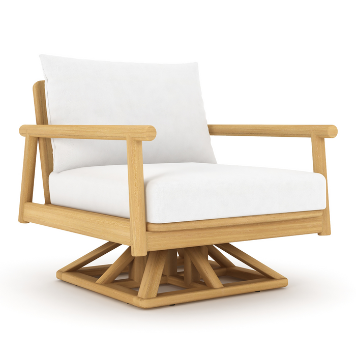 Teak Swivel Arm Chair - Seville
