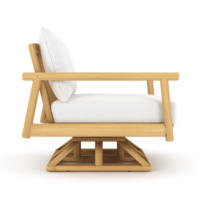 Teak Swivel Arm Chair - Seville
