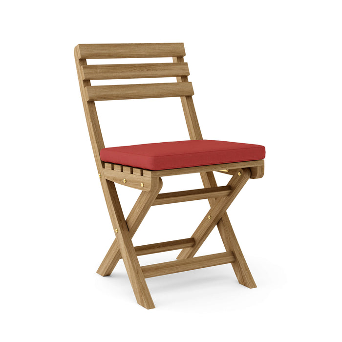 Teak Folding Patio Chairs (Set of 2) - Alabama