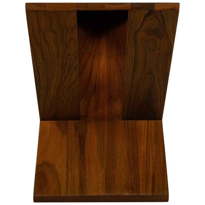 Slatted Teak Stool or Side Table - Lanai - Teak HQ™