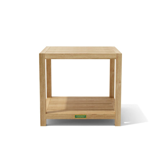 Small Outdoor Teak Side Table (22" Square) - Glenmore - Teak HQ™