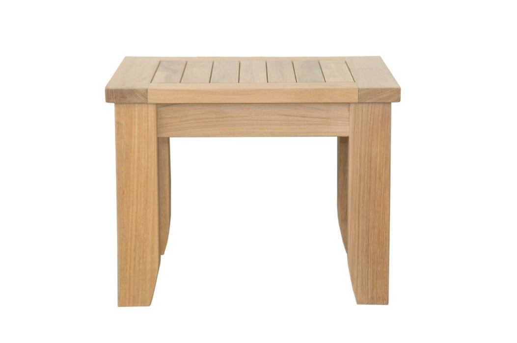 Small Teak Outdoor Side Table (22" Square) - Luxe - Teak HQ™
