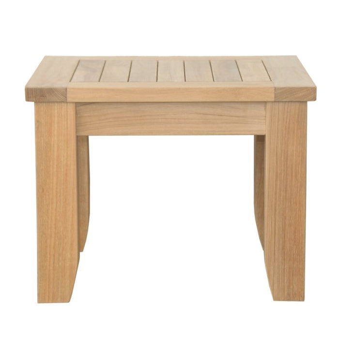 Small Teak Outdoor Side Table (22" Square) - Luxe - Teak HQ™