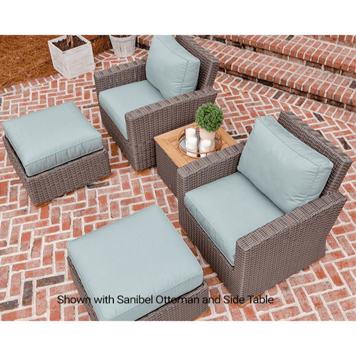 Small Teak Side Table (19" Square) - Sanibel - Teak HQ™