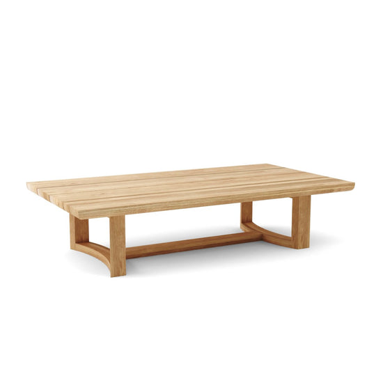 Solid Teak Coffee Table (62" Long Rectangle) - Catania - Teak HQ™