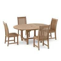 Solid Teak Dining Set - Bahama (Table) & Chicago (4 Chairs)