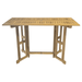 Solid Teak Dining Table (64" Long Rectangle) - DropLeaf - Teak HQ™