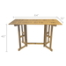 Solid Teak Dining Table (64" Long Rectangle) - DropLeaf - Teak HQ™