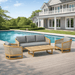 Solid Teak Garden Furniture - Catania 4 - Piece Set - Teak HQ™