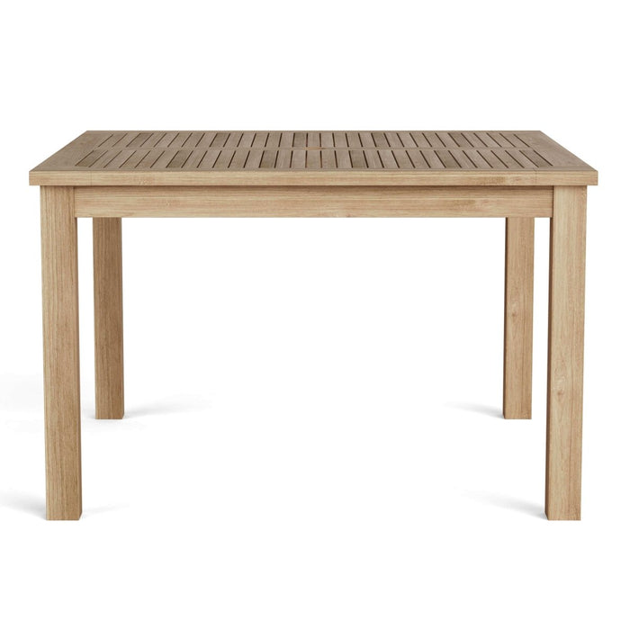 Solid Teak Outdoor Dining Table Set - Windsor (Table) & Classic (4 Chairs) - Teak HQ™