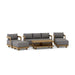 Solid Teak Outdoor Furniture - Granada 6 - Piece Set - Teak HQ™