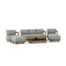 Solid Teak Outdoor Furniture - Granada 6 - Piece Set - Teak HQ™