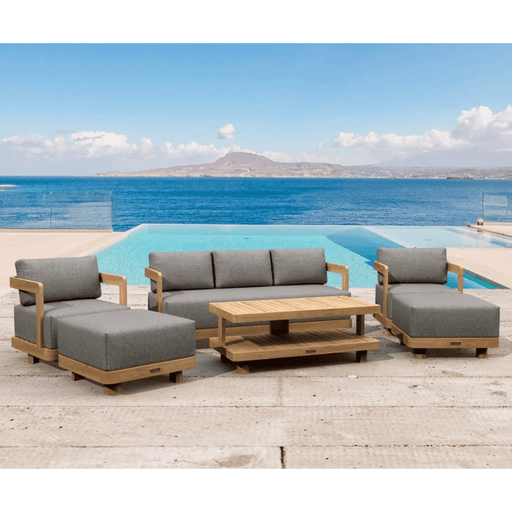 Solid Teak Outdoor Furniture - Granada 6 - Piece Set - Teak HQ™